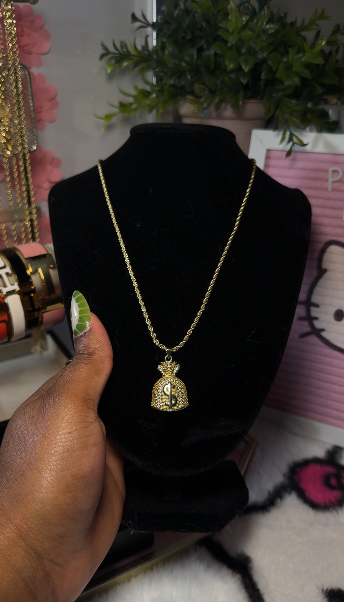 cash me necklace
